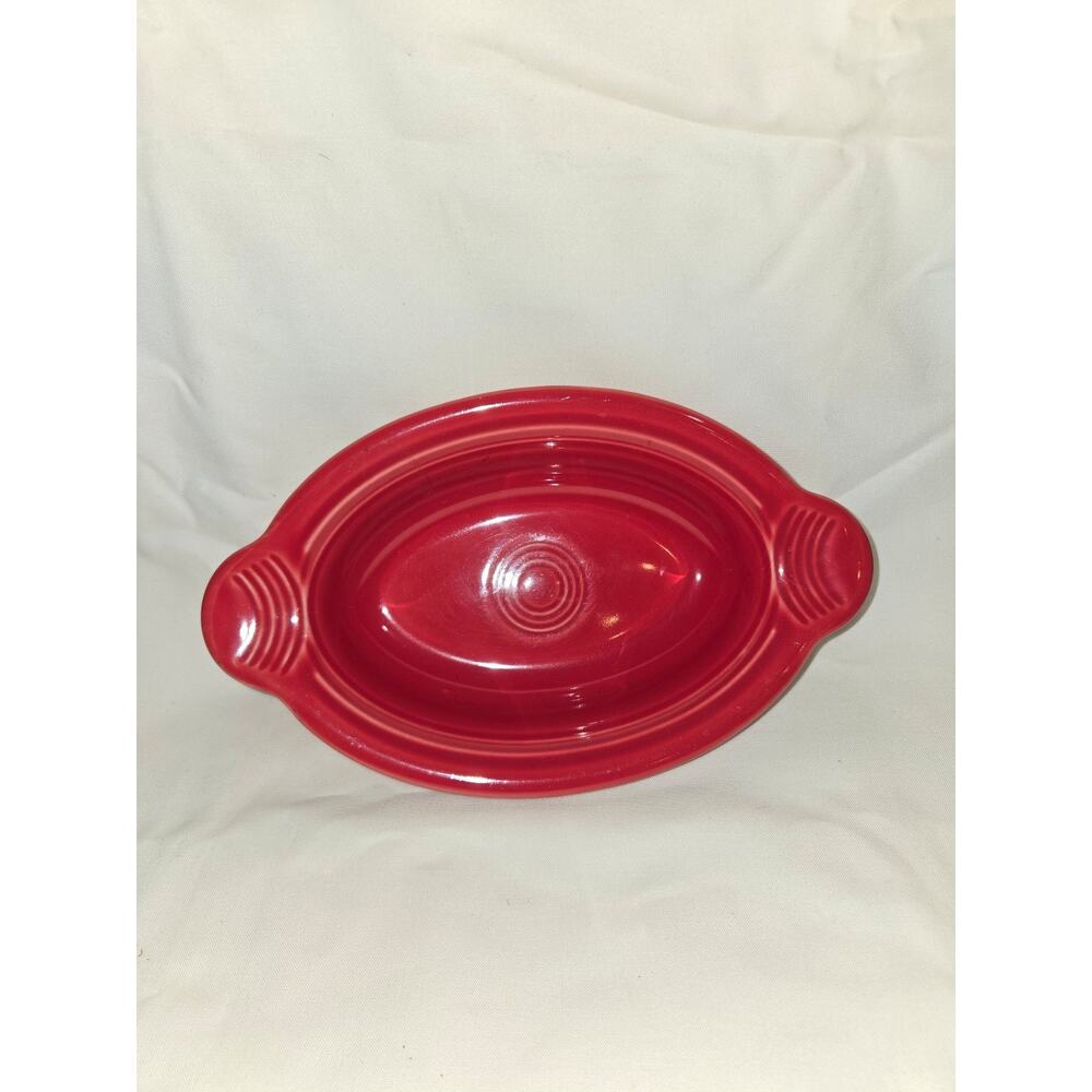 Fiesta ware Scarlet Red Individual Casserole Baking Dish 9"x5"